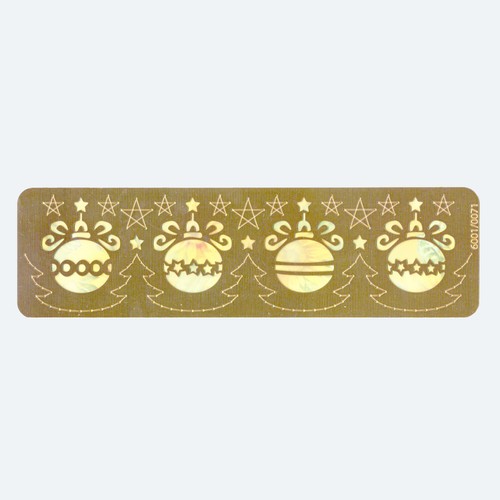 Pochoir stencil metal boules - stencil,