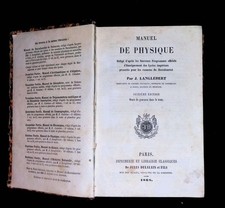 #164925 Langlebert, Manuel de physique