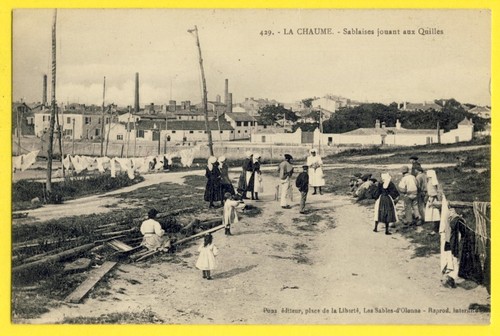 Cpa splendide les sables - les,