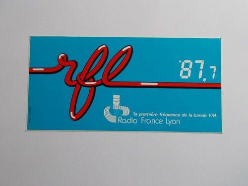 Autocollant radio france - autocollant,