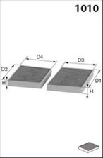 FILTRE D'HABITACLE PEUGEOT 207