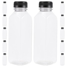  12 Pcs Bouteille Reutilisable Bouteilles Vides Plastiques Réutilisable