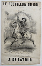 Postillon Roi LITHOGRAPHIE