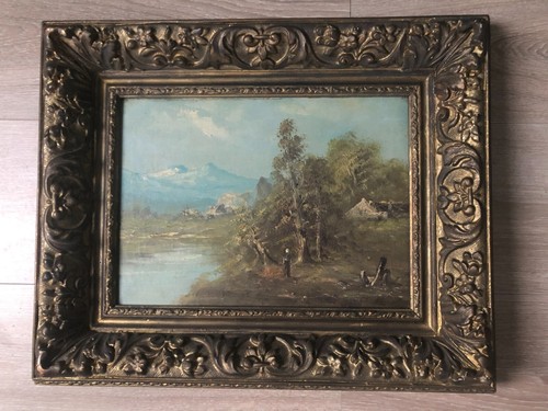 Beau tableau xixéme - beau, hst