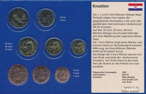 Pièces croatie 2023 kro1 - -, 3