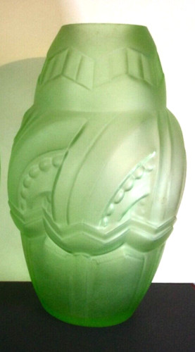Ancien vase art déco verre - dÉco,