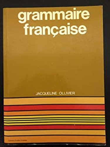Grammaire francaise jacqueline - grammaire,