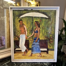 Tableau Huile Sur Panneau