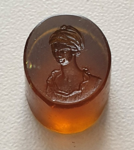 Intaille buste antique - buste, l'antique