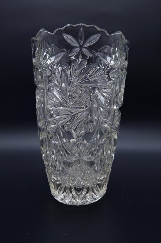 Vase cristal taillé vintage - vase,