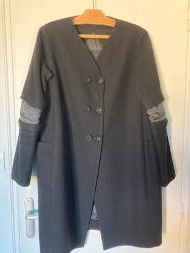 Superbe manteau noir t40 - manteau,