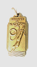 MEDAILLE BREVET DE NATATION FRANCE FF DES MAITRES NAGEURS SAUVETEURS DEBUT 1960