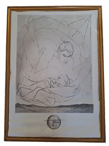 Lithographie numérotée