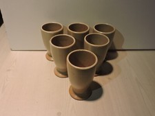 6 mazagrans   en Grès Village CNP France