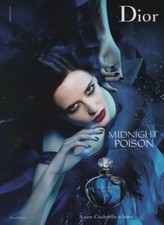 Publicité papier Parfum. Perfume ad. Dior Midnight Poison Eva Green 2007