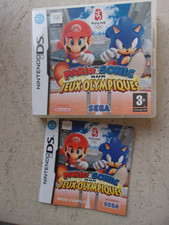 jeu vidéo VF Nintendo DS Mario et Sonic boitier et notices uniquement