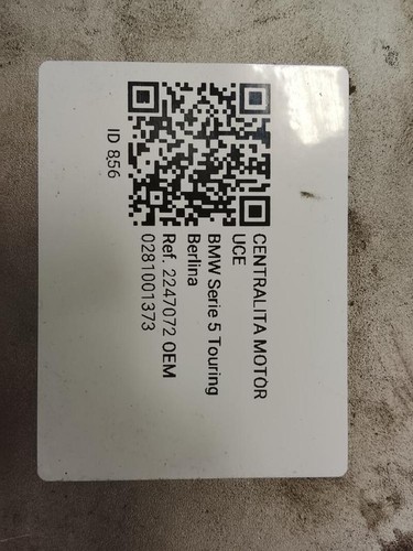 0281001373 boîtier moteur uce