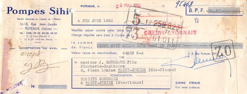 1950 pompes sihi - pompes,