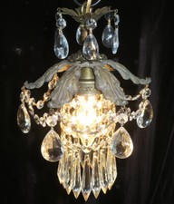 Palm tree lamp fountain Brass