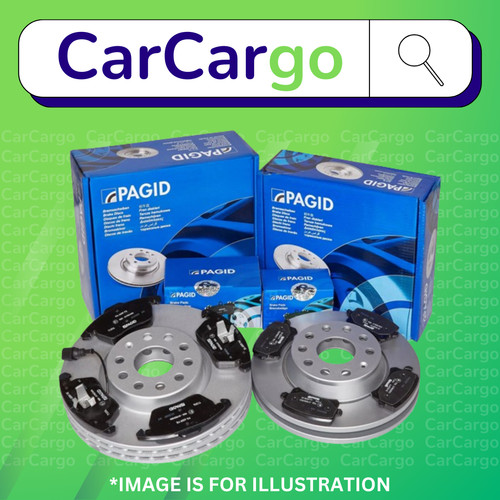 Pagid front rear brake disc - rear,