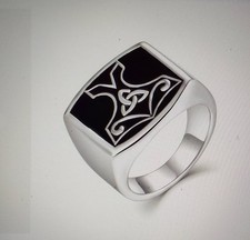 Bague chevalière argent - bague,