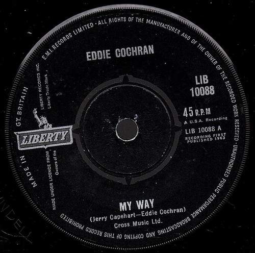 Eddie cochran single - eddie,