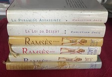Lot De 6 Livres Christian Jacq