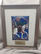 PLAQUE  EMAILLEE EMAUX DE