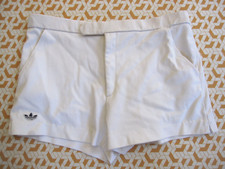 Short Adidas Retro Ventex 80'S vintage coton Blanc ATP Tennis Homme - 85 / M