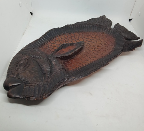 Grand poisson plat - , décoratif
