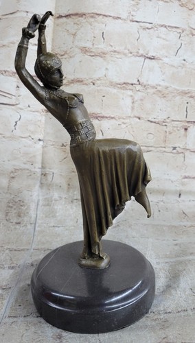 Art déco bronze femme - art,