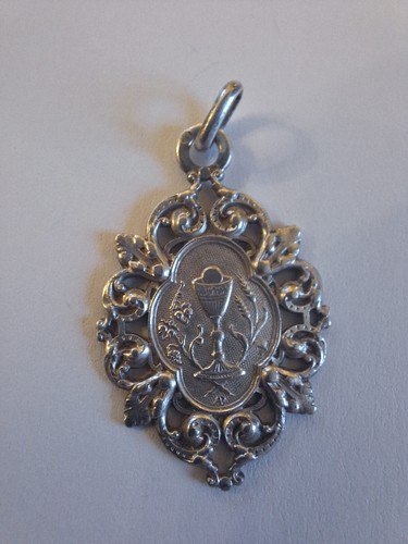 Ancien pendentif argent - pendentif, en