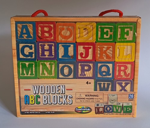 Bois abc blocs - 26pcs, Éducatif