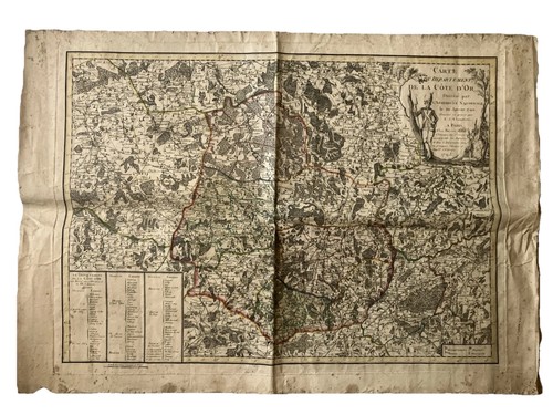 Chaumier carte département - du,