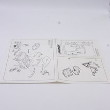 42994 Playmobil Notice Originale Voiture Police 3149 Bon état