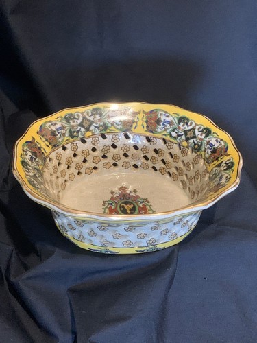 Coupe fruits faience - coupe, à