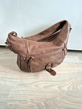 Sac à main cuir marron katana
