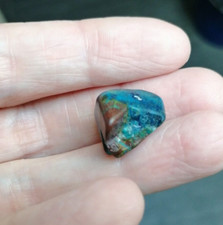 Pierre Roulée Chrysocolle et shattuckite 4,40 g / 1,7 cm Congo
