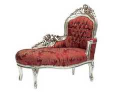 Lit de Jour Baroque en Bois