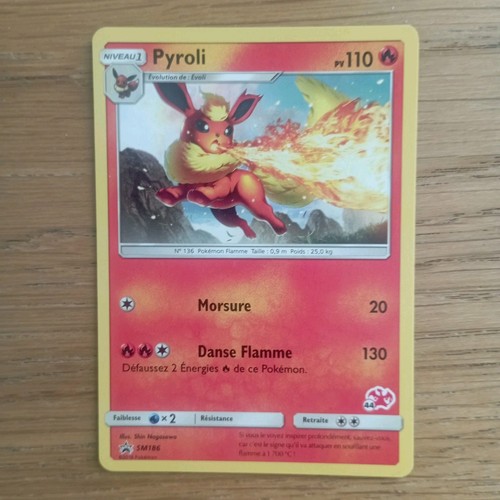 Carte pokemon pyroli - carte, sm186