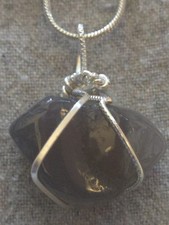 Chalcedony Pendant On A