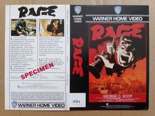 JAQUETTE VHS - RAGE - VHS