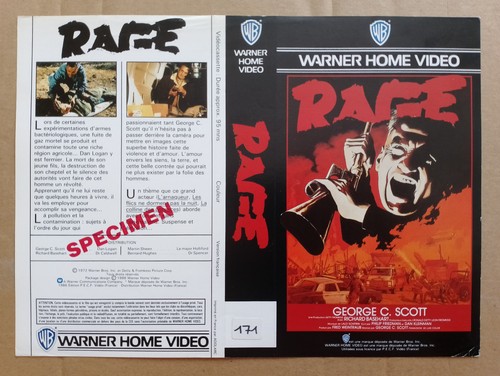 Jaquette vhs rage - jaquette,