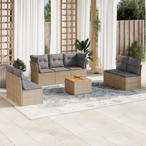 Salon jardin avec coussins - salon,