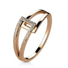 BAGUE FEMME PAS CHER EN ACIER