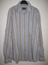 Chemise EDEN PARK Club House rugby bleu ciel marron L