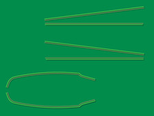 KAWASAKI Z 650 B1 1977 - Stickers decals carrosserie - Z650B1 - Z650 - GREEN