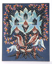 Canevas vintage, bouquet de