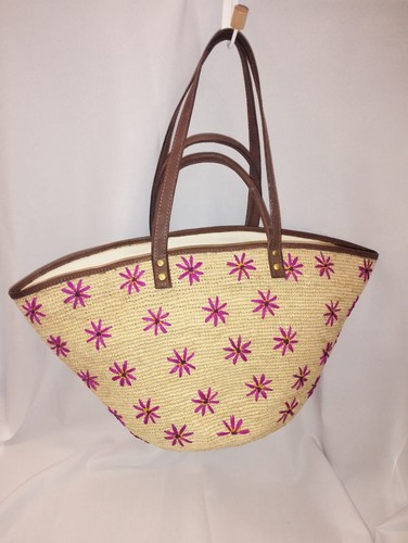 Maxi sac raphia cabas - en,