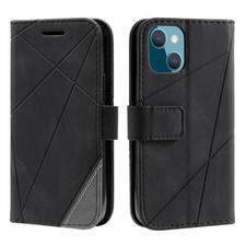 Étui en cuir noir pour iPhone